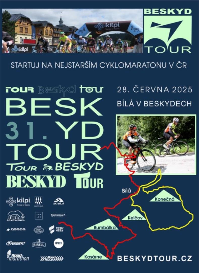 31. ročník BESKYD TOUR, 28. června 2025, Bílá